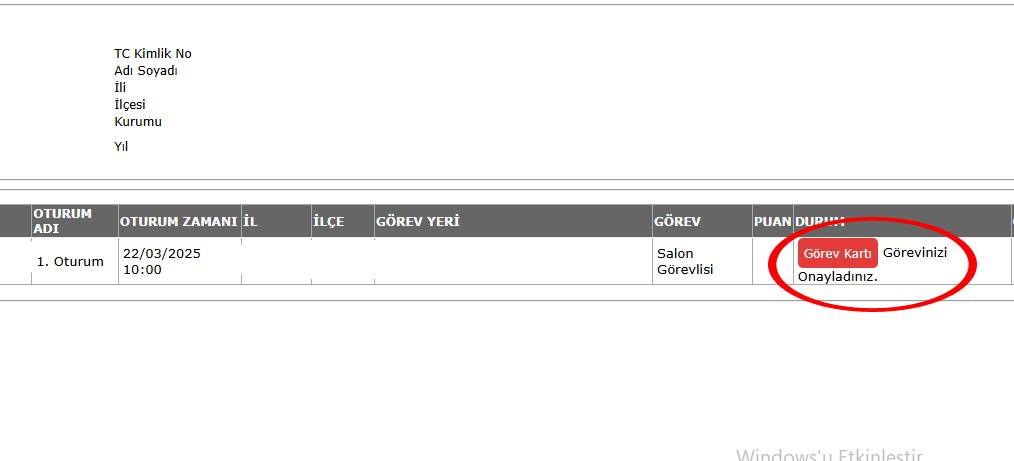 Açık Lise Sınavları sınav görev belgesi nereden alınacak? 3