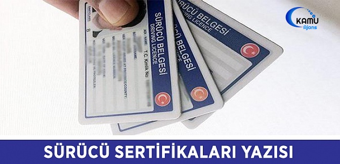MEB'den Sürücü Sertifikaları Yazısı