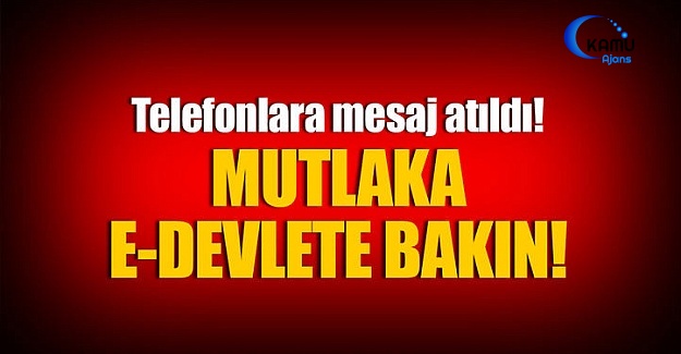 BTK Mesajla Uyardı! E-Devlete Mutlaka Bakın