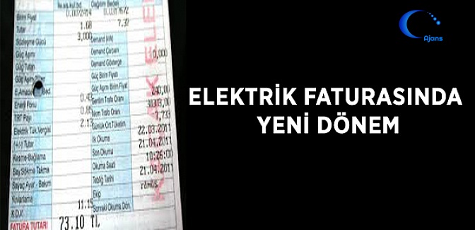 Elektrik Faturası Ödemede Yeni Dönem