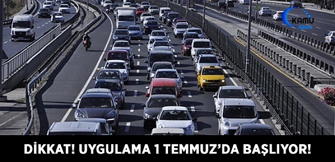Hız Koridoru Uygulaması 1 Temmuz'da Başlıyor