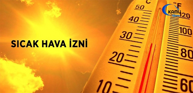 Üç İlde Engelli ve Hamileler İçin Sıcak Hava İzni