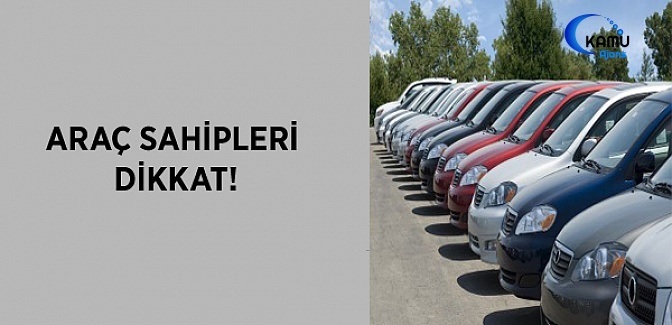 Araç Sahiplerini Bekleyen Ceza