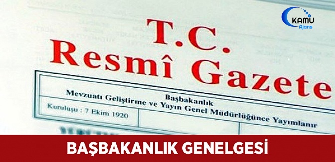 2017/22 Sayılı Başbakanlık Genelgesi