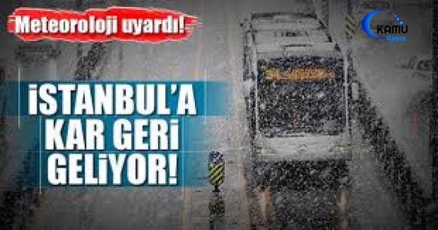 Meteoroloji Uyardı: İstanbul'a Kar Geliyor