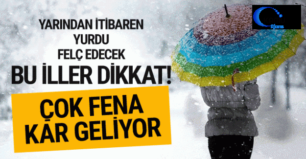 Çok Fena Kar Geliyor! Hava Durumu Kötü Bu 30 İl Dikkat!