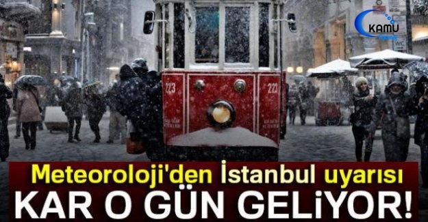 İstanbul'a Kar Yağışı Geliyor!
