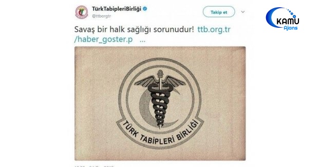 Türk Tabipler Birliği'nden Skandal Afrin Açıklaması