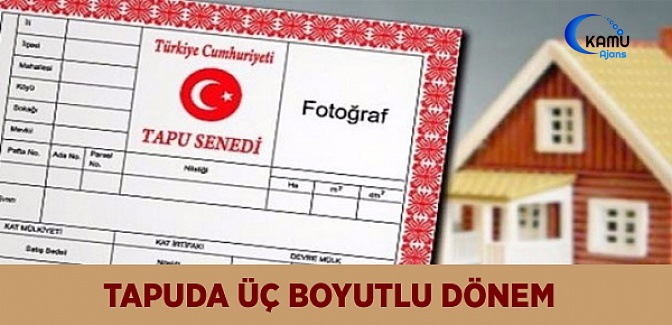 Satın Alınan Ev Tapuda 3 Boyutlu Görülecek