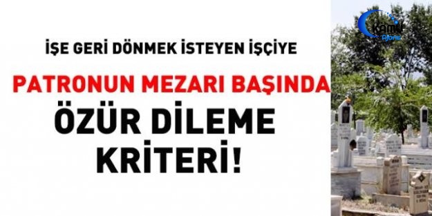 İşe Geri Almada Yeni Kriter