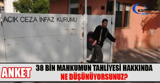 38 Bin Mahkumun Tahliyesi Hakkında Ne Düşünüyorsunuz?