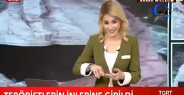 Ünlü Haber Sunucusunun Canlı Yayında Anlamsız Kahkahası