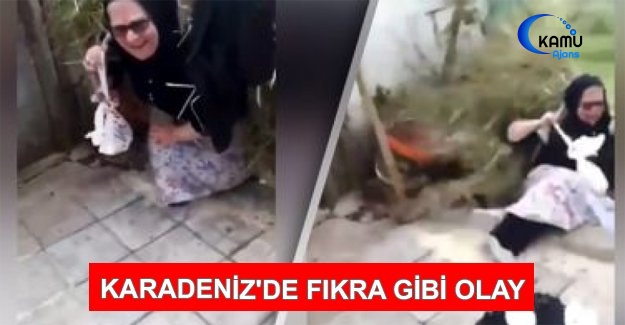 Karadeniz'de Fıkra Gibi Olay