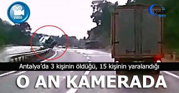 Feci Trafik Kazası Kameralara Yansıdı