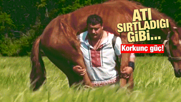 Atı Sırtında Taşıyan Adam Guiness Rekoru Kırdı