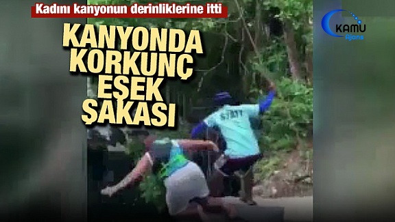 Kanyonda Korkunç Eşek Şakası