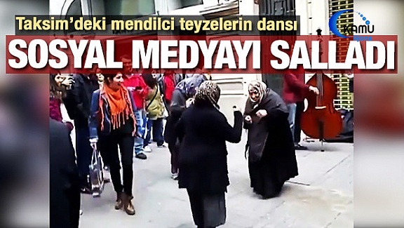 Mendilci Teyzelerin Dansı Sosyal Medyayı Salladı
