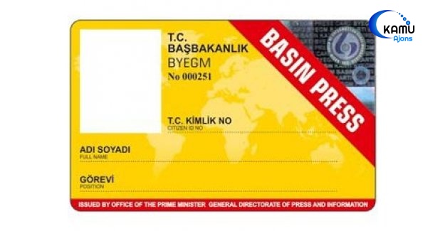 Basın Kartı Yönetmeliğinde Değişiklik