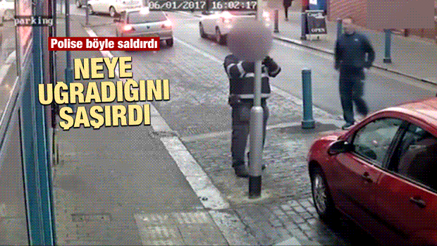 Trafik Polisine Saldırdı!