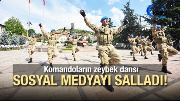 Komandoların Zeybek Dansı Sosyal Medyayı Salladı