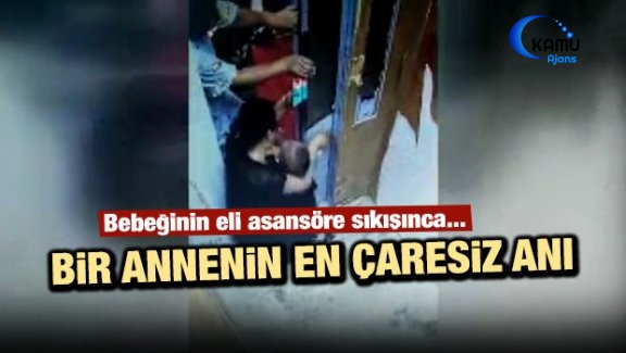 Bir Annenin En Çaresiz Anı Güvenlik Kamerasına Yansıdı