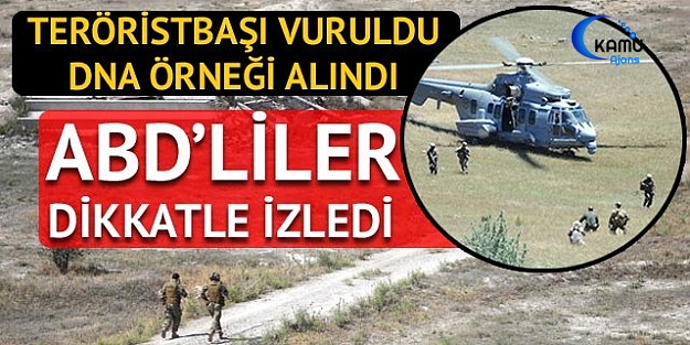 Teröristbaşı Vuruldu DNA Örneği Alındı