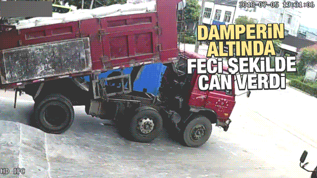 Damperin Altında Feci Şekilde Can Verdi
