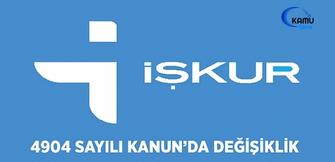 Yeni KHK ile 4904 Sayılı Kanun'da Değişiklik