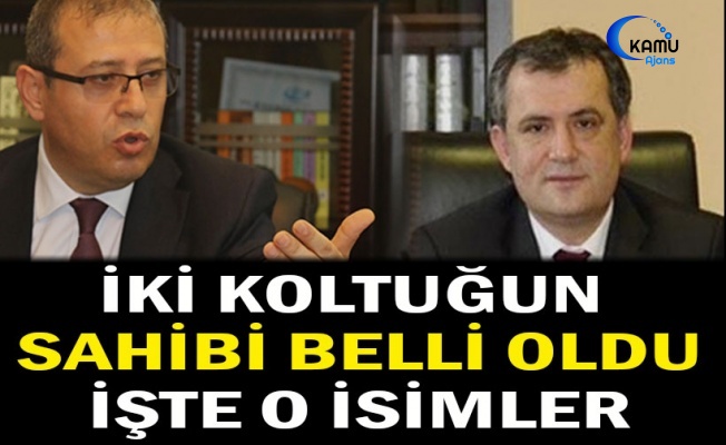 İki Bakanın Yardımcılarının İsimleri Belli Oldu