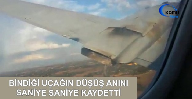 Bindiği Uçağın Düşüş Anını Saniye Saniye Kaydetti