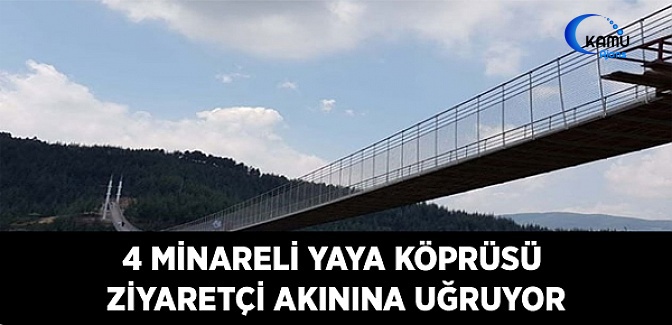 4 Minareli Yaya Köprüsü Ziyaretçi Akınına Uğruyor