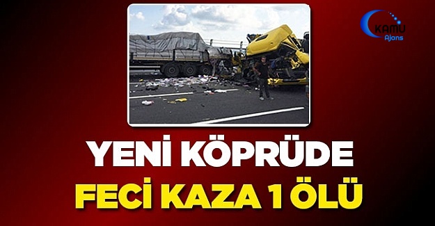 Yavuz Sultan Selim Köprüsü'nde Trafik Kazası
