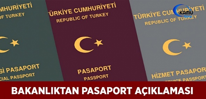 Pasaport Şerhlerinin Kaldırılmasına İlişkin Duyuru