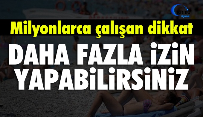 Çalışanlar Dikkat! 9 Gün Tatil Formülü