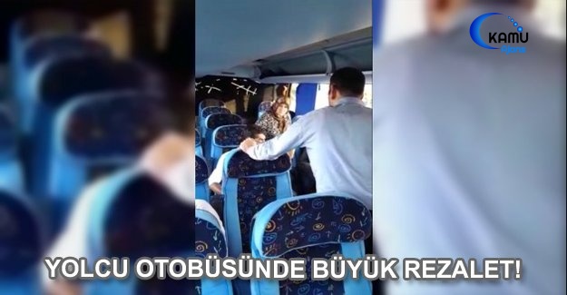 Yolcu Otobüsünde Büyük Rezalet!