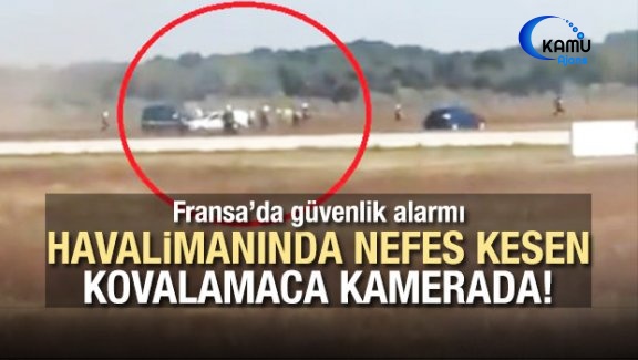 Havalimanında Nefes Kesen Kovalamaca Kamerada!