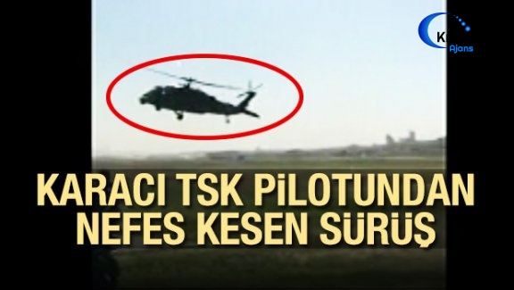 Karacı TSK Pilotundan Nefes Kesen Sürüş