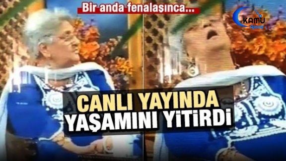 Canlı Yayında Yaşamını Yitirdi