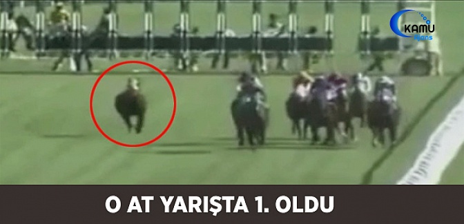 Jokeyini Sırtından Atan At Yarışı 1. Sırada Tamamladı