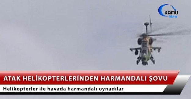 ATAK Helikopterlerinden Harmandalı Şov