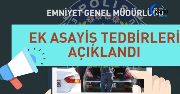 EGM, Kurban Bayramı'nda Alınacak Tedbirleri Açıkladı