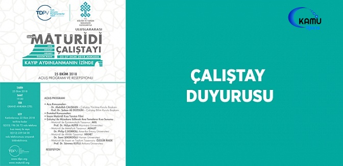 Uluslararası İmam Maturidi Çalıştayı