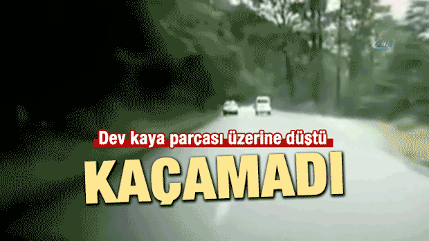 Dev Kaya Parçası Cipe İsabet Etti