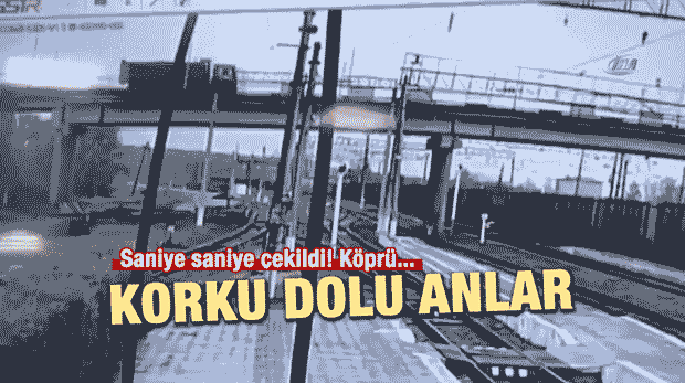 Korku Dolu Anlar Saniye Saniye Çekildi! Köprü...
