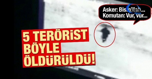 Muş'ta 5 Terörist Böyle Öldürüldü