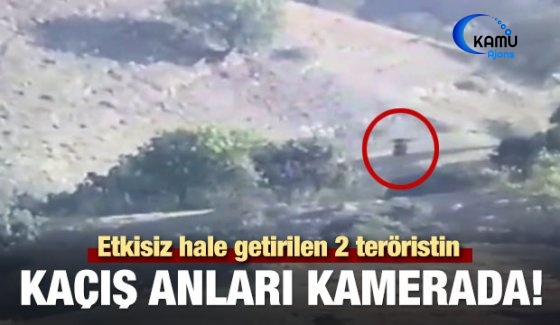 İki Teröristin Etkisiz Hale Getirilme Anı Kamerada!