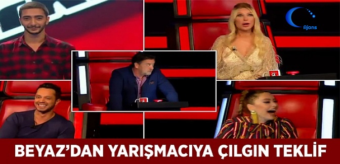 Beyaz'dan Yarışmacıya Çılgın Teklif