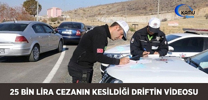 Yozgat'ta 25 Bin Lira Cezanın Kesildiği Driftin Videosu