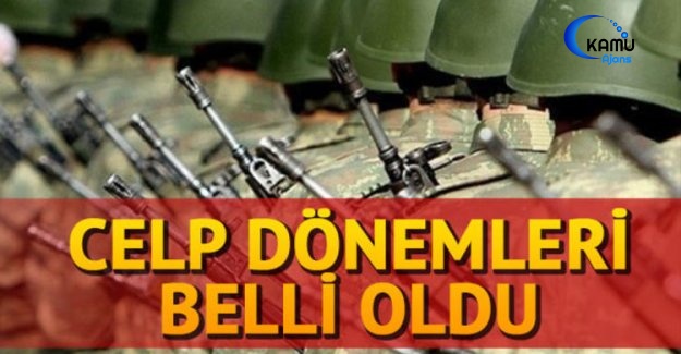 Bedellide Celp Ve Sevk Tarihleri Açıklandı!