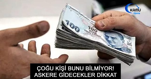 Çoğu Kişi Bunu Bilmiyor!Askere Gidecekler Dikkat